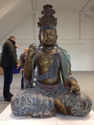 Buddha Figur Transport